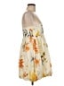 Zara Floral Ivory Cocktail Dress Size M - photo 4