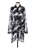 Carmen Marc Valvo 100% Polyester Silver Kimono Size S - photo 1