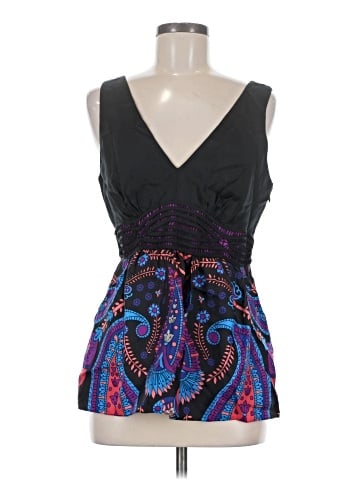 Tibi Sleeveless Silk Top (view 1)