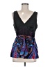 Tibi 100% Silk Black Sleeveless Silk Top Size 8 - photo 1