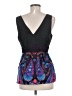 Tibi 100% Silk Black Sleeveless Silk Top Size 8 - photo 2