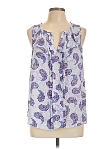 Skies Are Blue Sleeveless Blouse (view 1)