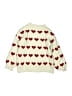H&M Hearts Ivory Pullover Sweater Size 3 - 4T - photo 2