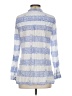 Roberta Roller Rabbit 100% Cotton Stripes Blue Long Sleeve Blouse Size S - photo 2