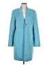 W by Worth Blue Wool Coat Size M - photo 1