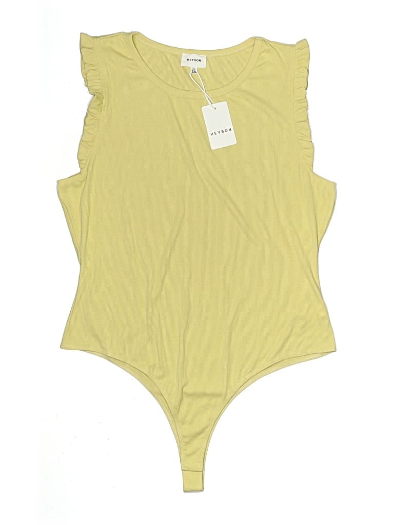 Heyson Bodysuit In Yellow