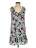 Tyche 100% Polyester Floral Teal Casual Dress Size S - photo 1