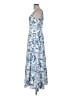 CeCe Graphic Blue Casual Dress Size M - photo 5