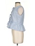 Unbranded 100% Polyester Blue Sleeveless Blouse Size S - photo 5