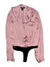 Paige 100% Polyester Pink Long Sleeve Blouse Size XXS - photo 1