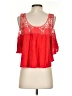 Alya Red Sleeveless Blouse Size S - photo 2
