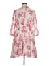 Torrid 100% Polyester Floral Pink Cocktail Dress Size 1X Plus (1) - photo 2