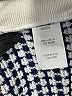 Leslie Fay Checkered-gingham Blue Pullover Sweater Size 6 - photo 7