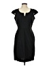 Karin Stevens 100% Polyester Black Cocktail Dress Size 10 - photo 1