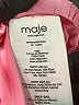Maje 100% Polyester Solid Pink Shorts Size Sm (1) - photo 3