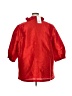 Crown & Ivy 100% Polyester Red 3/4 Sleeve Blouse Size 4X - photo 2