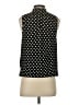 Anthropologie Polka Dots Black Sleeveless Blouse Size S - photo 2