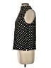 Anthropologie Polka Dots Black Sleeveless Blouse Size S - photo 5