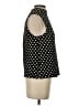 Anthropologie Polka Dots Black Sleeveless Blouse Size S - photo 4