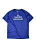 Under Armour 100% Polyester Blue Active T-Shirt Size L (youth) - photo 1