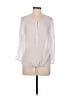 Guess Silver 3/4 Sleeve Blouse Size M - photo 1