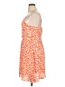 Copper Key 100% Polyester Print Orange Casual Dress Size XL - photo 5