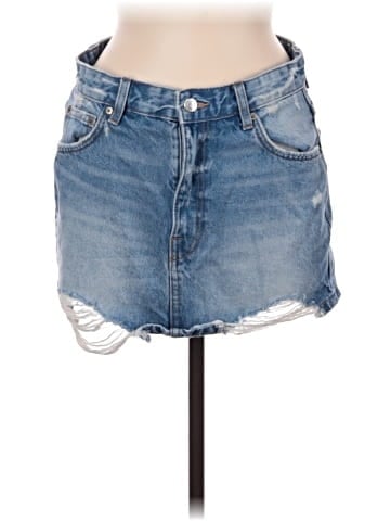 Pull&Bear Denim Skirt (view 1)