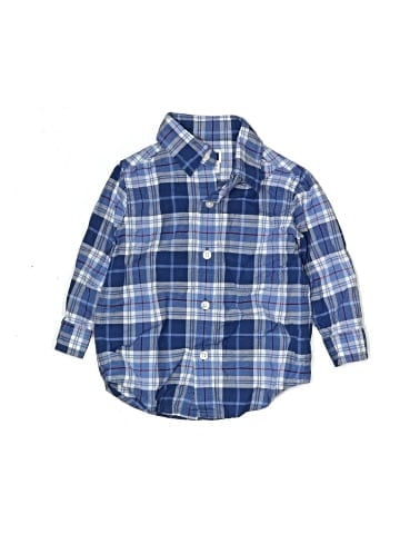 Janie and Jack Long Sleeve Button-Down Shirt (view 1)