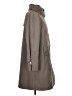 Gallery 100% Polyester Gray Trenchcoat Size M - photo 4