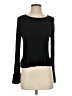 Elan Black Long Sleeve Top Size S - photo 1
