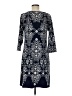 Max Studio Paisley Blue Casual Dress Size M - photo 2