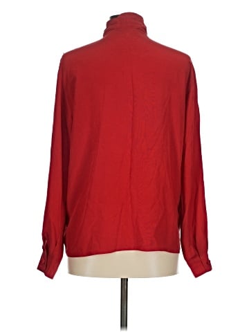Westbound Long Sleeve Silk Top (view 2)