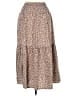 Unbranded Animal Print Brown Casual Skirt Size XL - photo 2