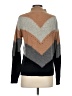Assorted Brands Chevron-herringbone Brown Wool Pullover Sweater Size XS - photo 2