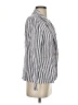 British Khaki 100% Linen Stripes Blue Blazer Size S - photo 4