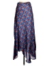 Alexis Paisley Blue Casual Skirt Size XS - photo 2