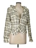 White House Black Market 100% Acrylic Tweed Ivory Blazer Size 12 - photo 1