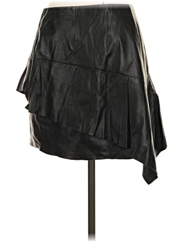 Joie Faux Leather Skirt (view 2)