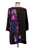 Alfani Graphic Black Casual Dress Size L (petite) - photo 1