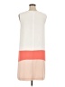 Halogen 100% Polyester Color Block Ivory Casual Dress Size XL - photo 2