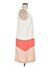 Halogen 100% Polyester Color Block Ivory Casual Dress Size XL - photo 4