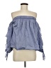 Milly 100% Cotton Blue Sleeveless Blouse Size M - photo 1