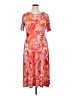 MSK Paisley Orange Casual Dress Size XL - photo 1