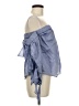 Milly 100% Cotton Blue Sleeveless Blouse Size M - photo 4