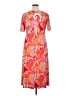 MSK Paisley Orange Casual Dress Size XL - photo 2