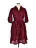 Assorted Brands Plaid Red Casual Dress Size XL - photo 1