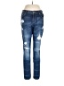 Express Jeans Hearts Blue Jeans Size 8 - photo 1