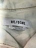 RE/DONE 100% Cotton Stars Ivory Denim Jacket Size L - photo 6