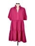 CeCe 100% Polyester Solid Pink Casual Dress Size M - photo 1