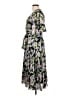 ASOS 100% Polyester Floral Gray Cocktail Dress Size 10 - photo 5